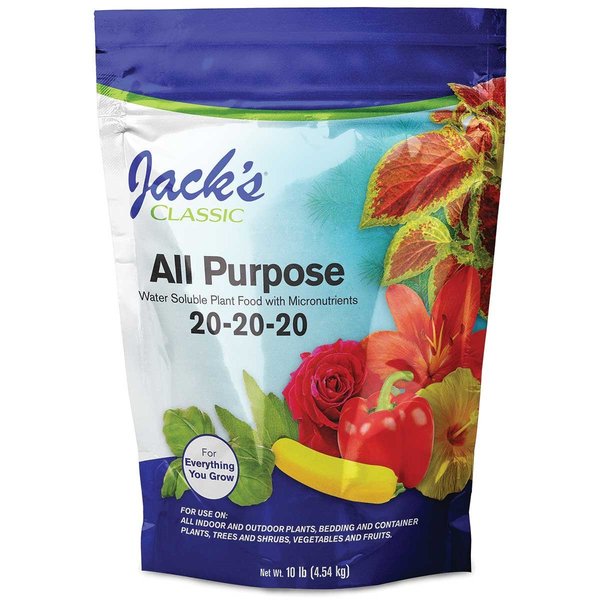 Jacks Classic 10 lb All Purpose 20-20-20 Fert JRP52010